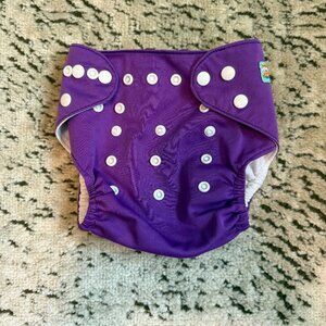 ALVABABY Baby Cloth Diaper - Purple